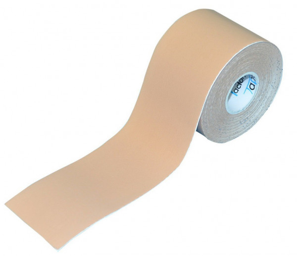 Tapefactory24 Premium Line Kinesiologie Tape 5cm x 5m beige, 5er Set