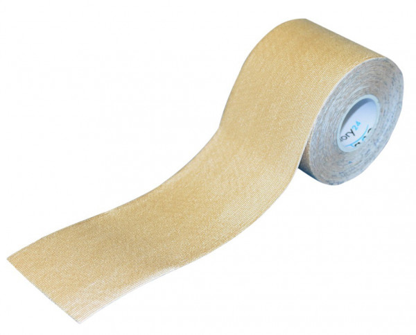 Tapefactory24 Sportline Kinesiologie Tape 5,0cm beige, 6er Set