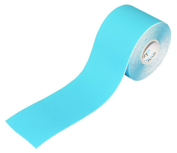 Tapefactory24 Premium Line Kinesiologie Tape 5cm x 5m blau, 6er Set